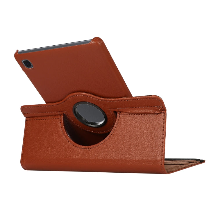 For Samsung Galaxy A7 Lite T220 360 Degree Rotation Litchi Texture Flip Leather Case with Holder(Blue) by bashfashion