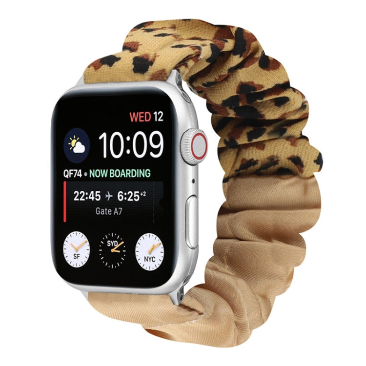 Butterfly Pattern Hair Ring Cloth Watch Band For Apple Watch Ultra 49mm&Watch Ultra 2 49mm / Series 9&8&7 45mm / SE 3&SE 2&6&SE&5&4 44mm / 3&2&1 42mm(G) by bashfashion