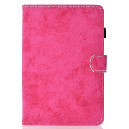 For iPad 10.2 2021 / 2020 / 2019 Solid Color Horizontal Flip Leather Case with Holder & Card Slots & Pen Slot & Sleep / Wake-up Function(Rose Red) by bashfashion