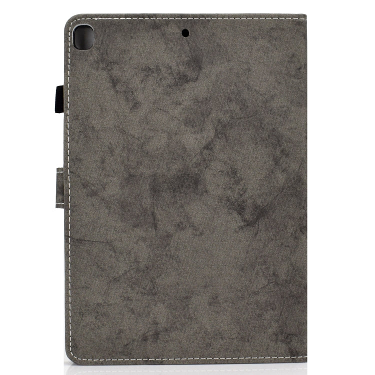 For iPad 10.2 2021 / 2020 / 2019 Solid Color Horizontal Flip Leather Case with Holder & Card Slots & Pen Slot & Sleep / Wake-up Function(Grey) by bashfashion