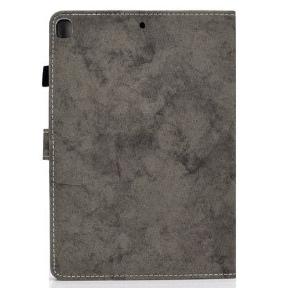 For iPad 10.2 2021 / 2020 / 2019 Solid Color Horizontal Flip Leather Case with Holder & Card Slots & Pen Slot & Sleep / Wake-up Function(Grey) by bashfashion