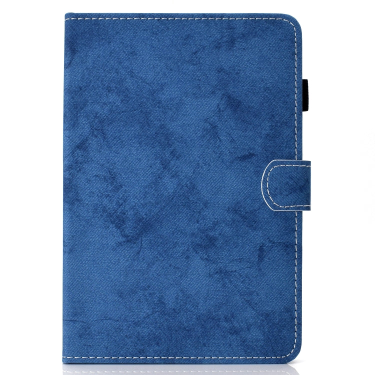 For iPad 10.2 2021 / 2020 / 2019 Solid Color Horizontal Flip Leather Case with Holder & Card Slots & Pen Slot & Sleep / Wake-up Function(Blue) by bashfashion