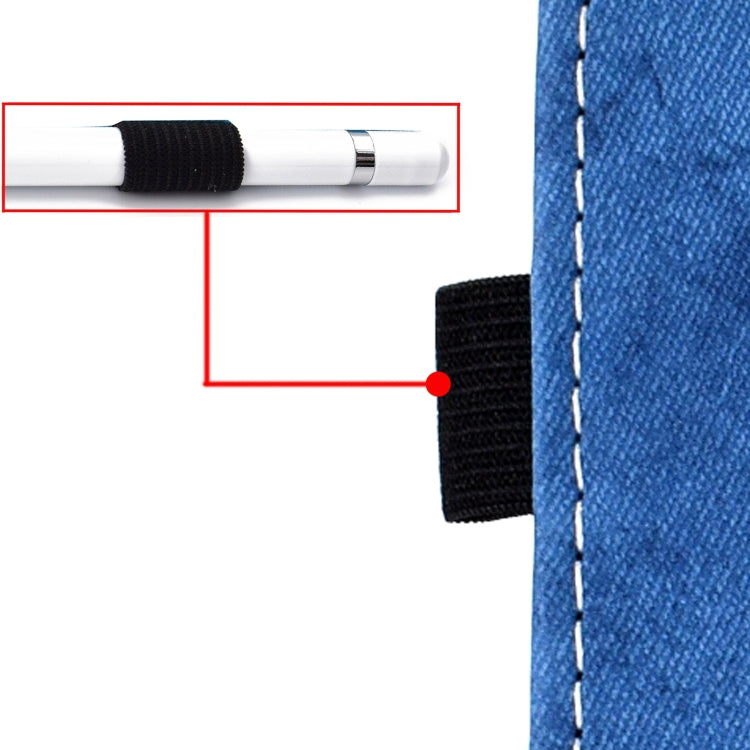For iPad 10.2 2021 / 2020 / 2019 Solid Color Horizontal Flip Leather Case with Holder & Card Slots & Pen Slot & Sleep / Wake-up Function(Blue) by bashfashion