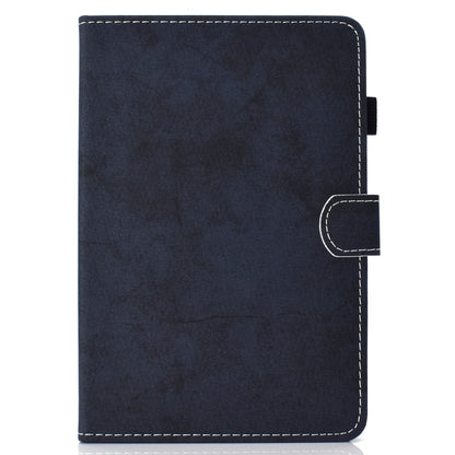 For iPad 10.2 2021 / 2020 / 2019 Solid Color Horizontal Flip Leather Case with Holder & Card Slots & Pen Slot & Sleep / Wake-up Function(Darrk Blue) by bashfashion