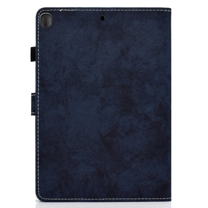 For iPad 10.2 2021 / 2020 / 2019 Solid Color Horizontal Flip Leather Case with Holder & Card Slots & Pen Slot & Sleep / Wake-up Function(Darrk Blue) by bashfashion