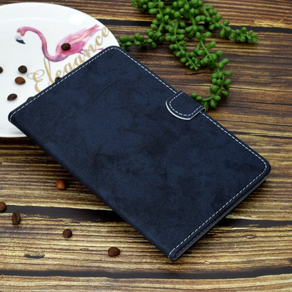 For iPad 10.2 2021 / 2020 / 2019 Solid Color Horizontal Flip Leather Case with Holder & Card Slots & Pen Slot & Sleep / Wake-up Function(Darrk Blue) by bashfashion