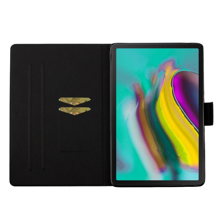 For Samsung Galaxy Tab A7 Lite 8.7 (2021) T220 Voltage Texture Coloured Drawing Horizontal Flip Leather Case with Holder & Card Slot(Pineapple) by bashfashion