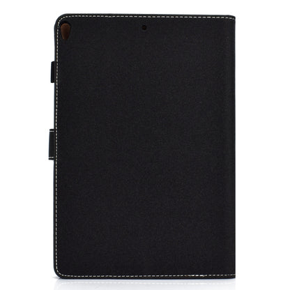 For iPad 10.2 2021 / 2020 / 2019 Solid Color Horizontal Flip Leather Case with Holder & Card Slots & Pen Slot & Sleep / Wake-up Function(Black) by bashfashion
