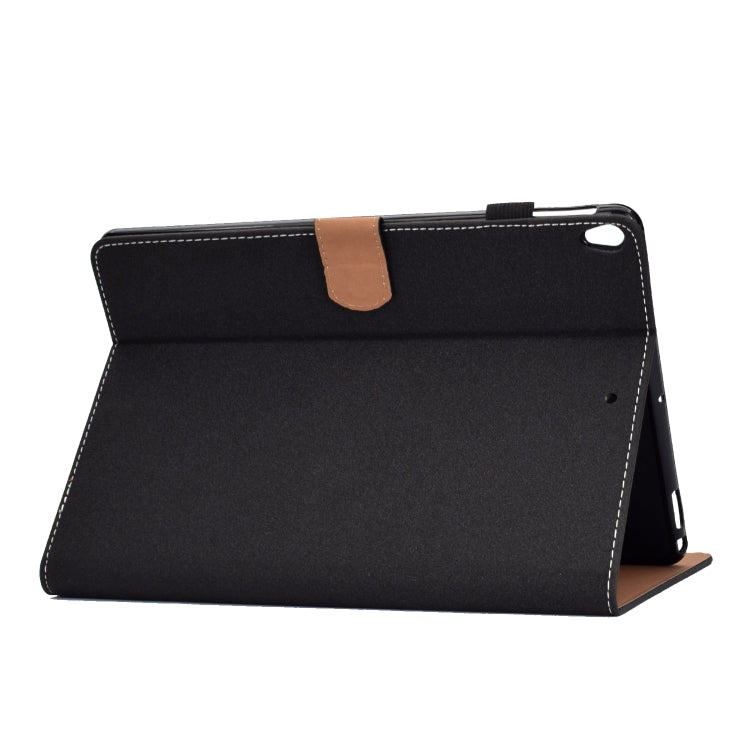 For iPad 10.2 2021 / 2020 / 2019 Solid Color Horizontal Flip Leather Case with Holder & Card Slots & Pen Slot & Sleep / Wake-up Function(Black) by bashfashion