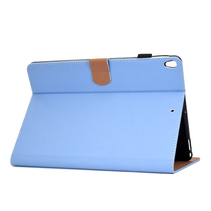 For iPad 10.2 2021 / 2020 / 2019 Solid Color Horizontal Flip Leather Case with Holder & Card Slots & Pen Slot & Sleep / Wake-up Function(Blue) by bashfashion
