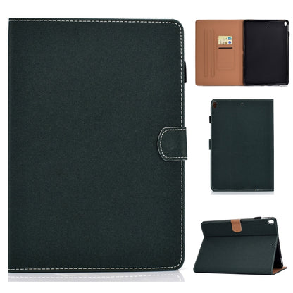 For iPad 10.2 2021 / 2020 / 2019 Solid Color Horizontal Flip Leather Case with Holder & Card Slots & Pen Slot & Sleep / Wake-up Function(Green) by bashfashion