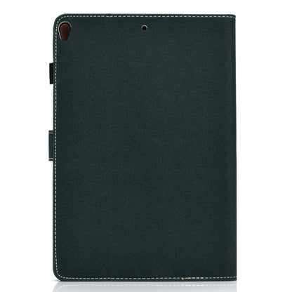For iPad 10.2 2021 / 2020 / 2019 Solid Color Horizontal Flip Leather Case with Holder & Card Slots & Pen Slot & Sleep / Wake-up Function(Green) by bashfashion