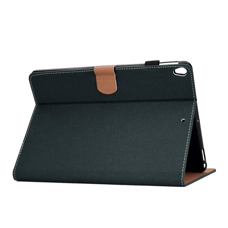 For iPad 10.2 2021 / 2020 / 2019 Solid Color Horizontal Flip Leather Case with Holder & Card Slots & Pen Slot & Sleep / Wake-up Function(Green) by bashfashion