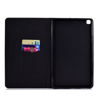 For Samsung Galaxy Tab A7 Lite 8.7 (2021) T220 Voltage Texture Coloured Drawing Horizontal Flip Leather Case with Holder & Card Slot(Lovers) by bashfashion