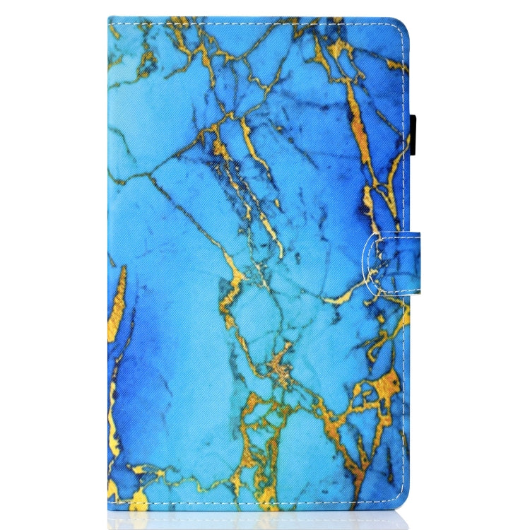 For Samsung Galaxy Tab A7 Lite 8.7 (2021) T220 Coloured Drawing Stitching Horizontal Flip Leather Case with Holder & Card Slot(Gilded Marble) by bashfashion