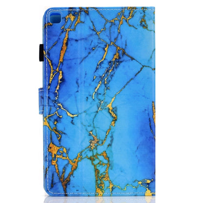 For Samsung Galaxy Tab A7 Lite 8.7 (2021) T220 Coloured Drawing Stitching Horizontal Flip Leather Case with Holder & Card Slot(Gilded Marble) by bashfashion