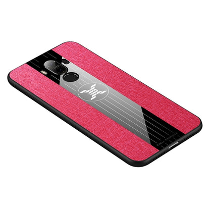 For Huawei Mate 9 XINLI Stitching Cloth Textue Shockproof TPU Protective Case(Red) by XINLI
