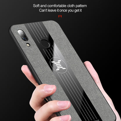 For Huawei nova 3i XINLI Stitching Cloth Textue Shockproof TPU Protective Case(Black) by XINLI