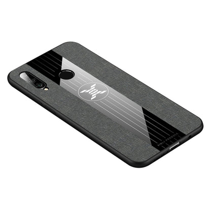For Huawei nova 4e XINLI Stitching Cloth Textue Shockproof TPU Protective Case(Grey) by XINLI