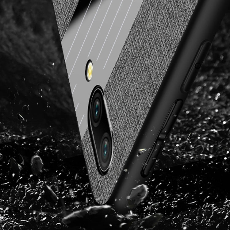 For Huawei Honor 10 Lite XINLI Stitching Cloth Textue Shockproof TPU Protective Case(Red) by XINLI