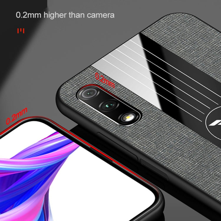 For Huawei Honor 9X XINLI Stitching Cloth Textue Shockproof TPU Protective Case(Red) by XINLI