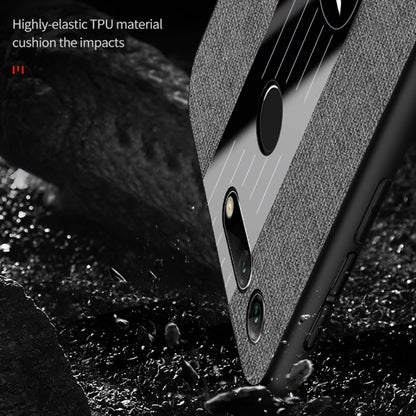 For Huawei Honor View 10 XINLI Stitching Cloth Textue Shockproof TPU Protective Case(Red) by XINLI