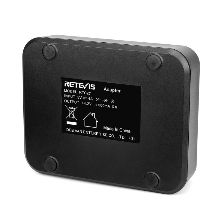 RETEVIS RTC27 Multi-function Six-Way Walkie Talkie Charger for Retevis RT27, EU Plug by RETEVIS