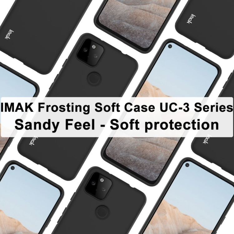 For Google Pixel 5a 5G IMAK UC-3 Series Shockproof Frosted TPU Protective Case(Black) by imak
