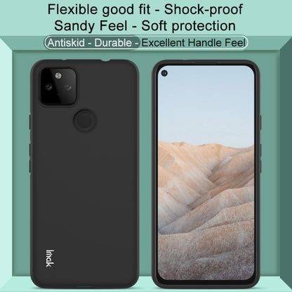 For Google Pixel 5a 5G IMAK UC-3 Series Shockproof Frosted TPU Protective Case(Black) by imak
