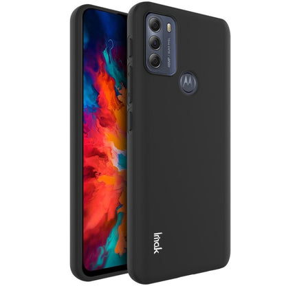For Motorola Moto G50 IMAK UC-3 Series Shockproof Frosted TPU Protective Case(Black) by imak