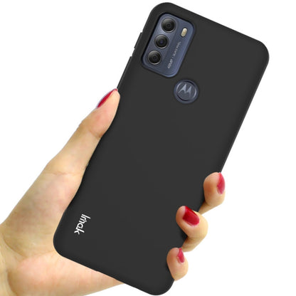 For Motorola Moto G50 IMAK UC-3 Series Shockproof Frosted TPU Protective Case(Black) by imak