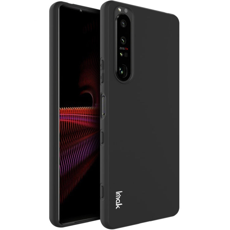 For Sony Xperia 1 III IMAK UC-3 Series Shockproof Frosted TPU Protective Case(Black) by imak