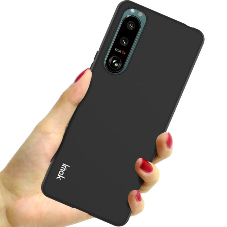 For Sony Xperia 5 III IMAK UC-3 Series Shockproof Frosted TPU Protective Case(Black) by imak