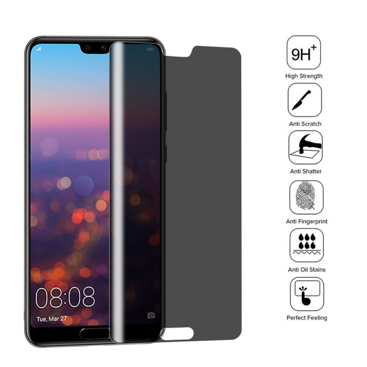 For Huawei P20 9H Surface Hardness 180 Degree Privacy Anti Glare Screen Protector by bashfashion