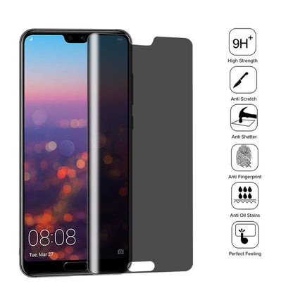 For Huawei P20 9H Surface Hardness 180 Degree Privacy Anti Glare Screen Protector by bashfashion