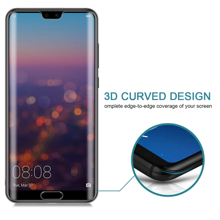 For Huawei P20 9H Surface Hardness 180 Degree Privacy Anti Glare Screen Protector by bashfashion