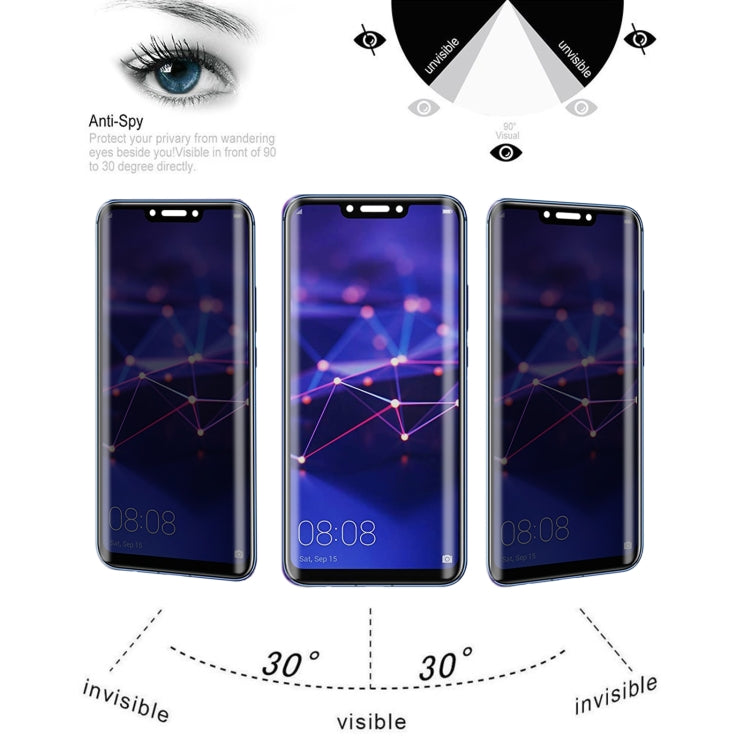 For Huawei Mate 20 Lite 9H Surface Hardness 180 Degree Privacy Anti Glare Screen Protector by bashfashion