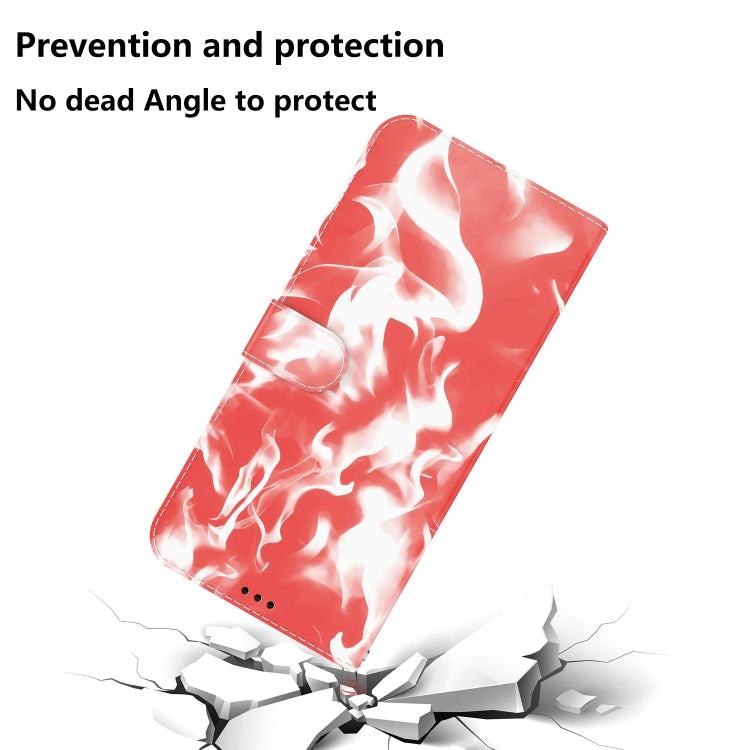 For Huawei P smart 2021 / Y7a Cloud Fog Pattern Horizontal Flip Leather Case with Holder & Card Slot & Wallet(Red) by AutSpace