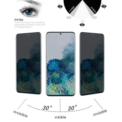 For Samsung Galaxy S20 0.3mm 9H Surface Hardness 3D Curved Surface Privacy Glass Film by bashfashion