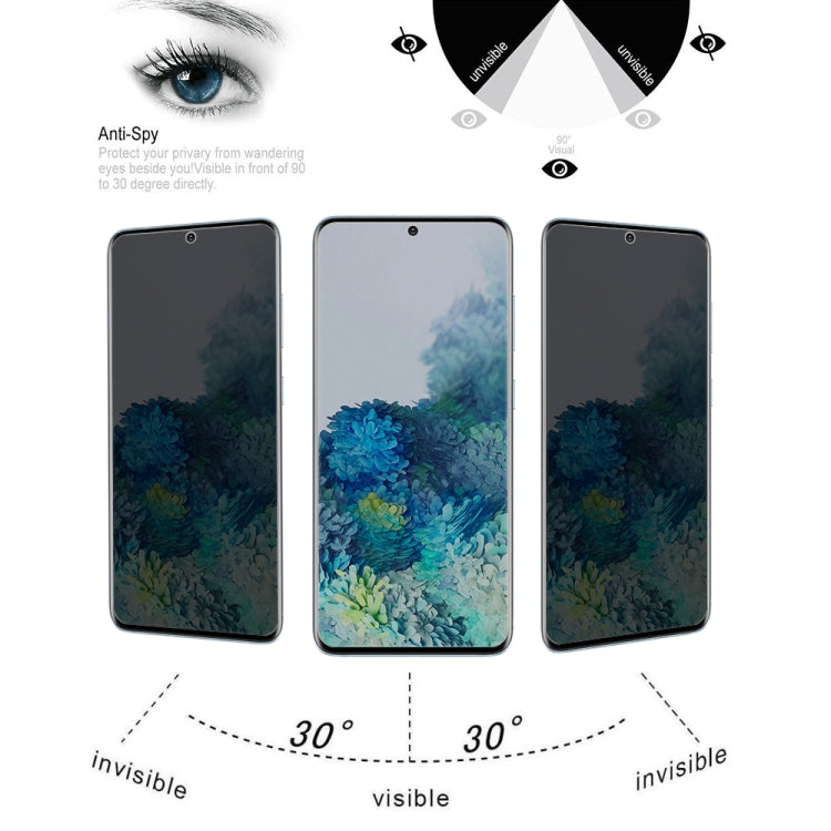 For Samsung Galaxy S20+ 0.3mm 9H Surface Hardness 3D Curved Surface Privacy Glass Film by bashfashion