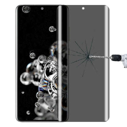 For Samsung Galaxy S20 Ultra 0.3mm 9H Surface Hardness 3D Curved Surface Privacy Glass Film by bashfashion
