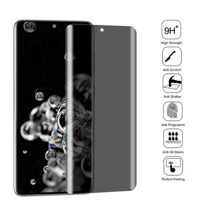 For Samsung Galaxy S20 Ultra 0.3mm 9H Surface Hardness 3D Curved Surface Privacy Glass Film by bashfashion