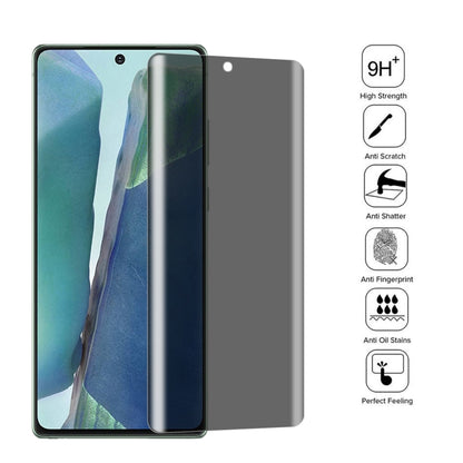 For Samsung Galaxy Note20 0.3mm 9H Surface Hardness 3D Curved Surface Privacy Glass Film by bashfashion
