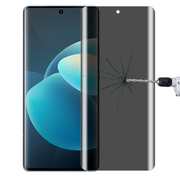 For vivo X60 Pro / X60 Pro+ / X60t Pro+ / X60s 0.3mm 9H Surface Hardness 3D Curved Surface Privacy Glass Film by bashfashion