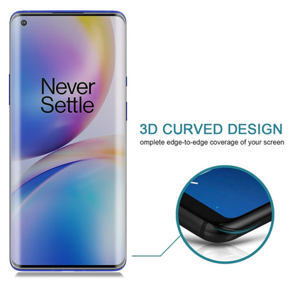 For OnePlus 8 Pro 0.3mm 9H Surface Hardness 3D Curved Surface Privacy Glass Film by bashfashion