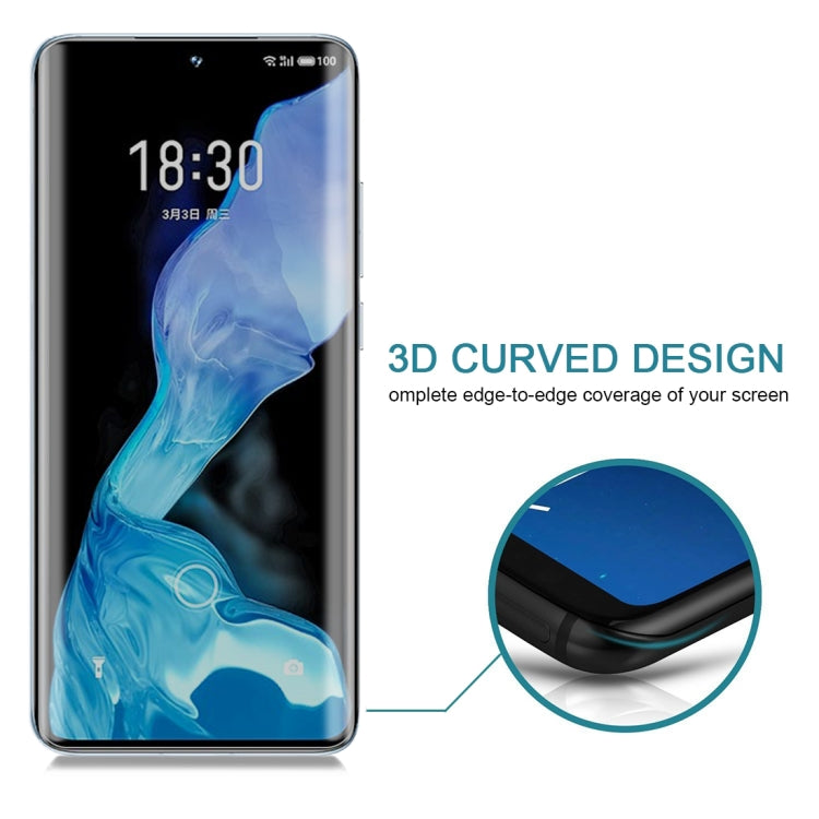 For Meizu 18 / 18s 0.3mm 9H Surface Hardness 3D Curved Surface Privacy Glass Film by bashfashion