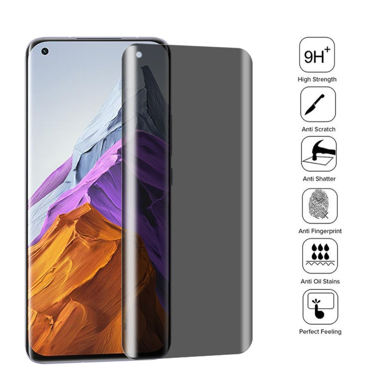For Xiaomi Mi 11 0.3mm 9H Surface Hardness 3D Curved Surface Privacy Glass Film by bashfashion