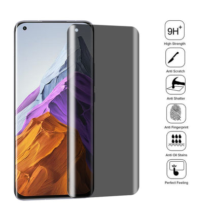 For Xiaomi Mi 11 0.3mm 9H Surface Hardness 3D Curved Surface Privacy Glass Film by bashfashion