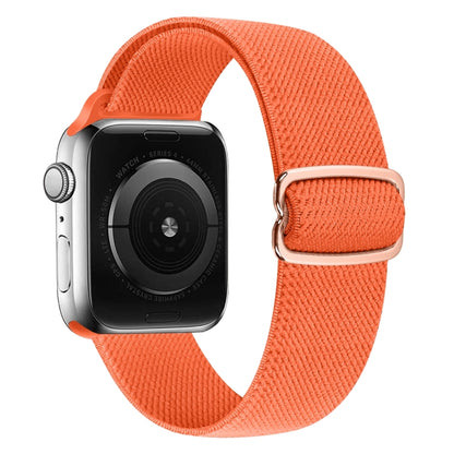 8-shaped Buckle Nylon Watch Band For Apple Watch Ultra 49mm&Watch Ultra 2 49mm / Series 9&8&7 45mm / SE 3&SE 2&6&SE&5&4 44mm / 3&2&1 42mm(Bright Orange) by bashfashion