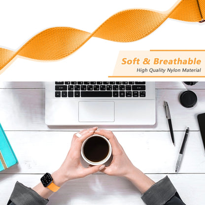 8-shaped Buckle Nylon Watch Band For Apple Watch Ultra 49mm&Watch Ultra 2 49mm / Series 9&8&7 45mm / SE 3&SE 2&6&SE&5&4 44mm / 3&2&1 42mm(Black) by bashfashion